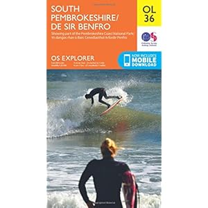 South Pembrokeshire / De Sir Benfro: OL 36 Landkaart – Gevouwen Kaart, 13 november 2015