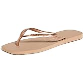 Havaianas Women's Slim Square Logo Pop Up Flip Flops