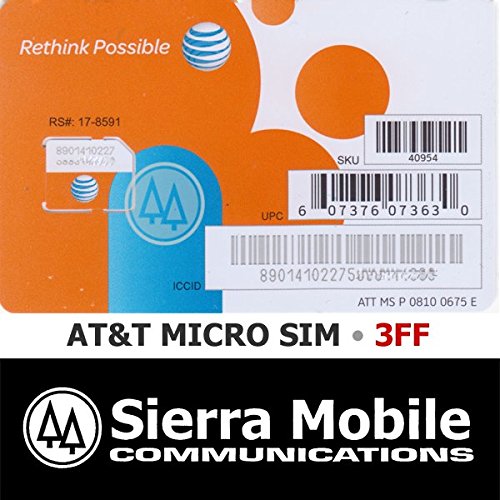 At&t Micro SIM Card Blank