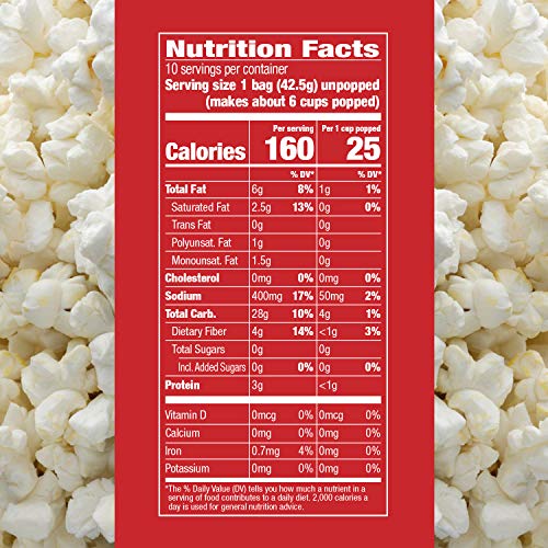 Orville Redenbacher's Skinnygirl Lime & Salt Popcorn, 1.5 Ounce Mini
