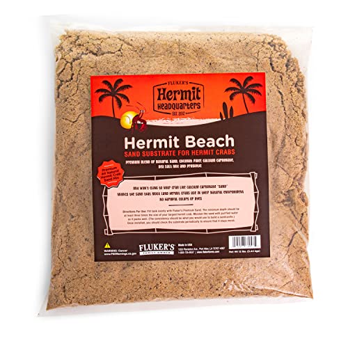 Fluker's All Natural Premium Hermit Crab Sand Substrate, Sand Mixture with Coco…