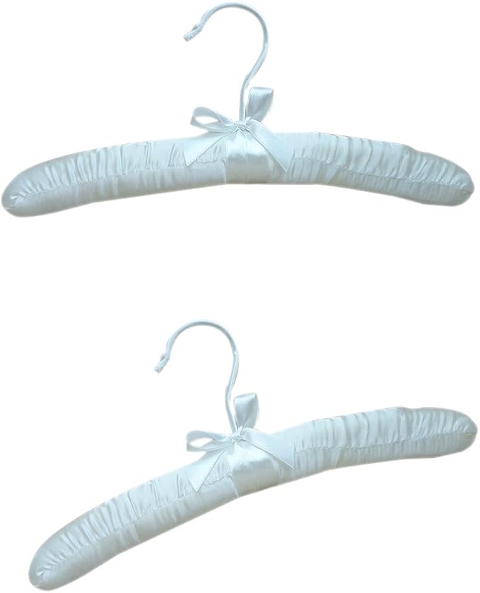 satin padded baby hangers