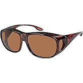 Fit Over Wrap Sunglasses Polarized Lens Wear Over Eyeglasses 100% UV Protection for Men and Women