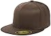 Flexfit Premium Flatbill Cap – Fitted 6210 - Large/X-Large (Brown)