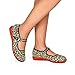 Hot Chocolate Design Chocolaticas Leopard Women's Mary Jane Flat Multicoloured HCD 39
