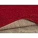 Cozy Shag Collection Red Solid Shag Rug (3'3