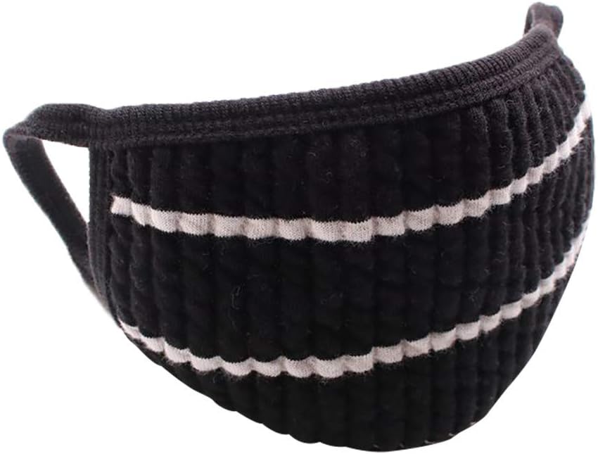 Starwak Cotton Reusable Mouth Másks Unisex Protection Fabric Dust Máscara Anti Pollution Face Guard Face Shield Washable Mouth Masques for Adults Children (Black)