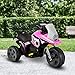 Costzon Kids Ride On Motorcycle, 6V Battery Powered 3 Wheel Bicycle, Electric Toy for Little Child (Pink)