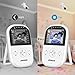 Premium Wireless Baby Monitor By ANNKE - Built-In Camera & Clear Two-Way Audio - Night Vision Mode - 2.4GHz Encrypted WiFi Long Transmission Range - 2.4