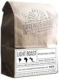 Fresh Organic Whole Bean Coffee - Fair Trade , Gourmet , Light Roast Breakfast Blend