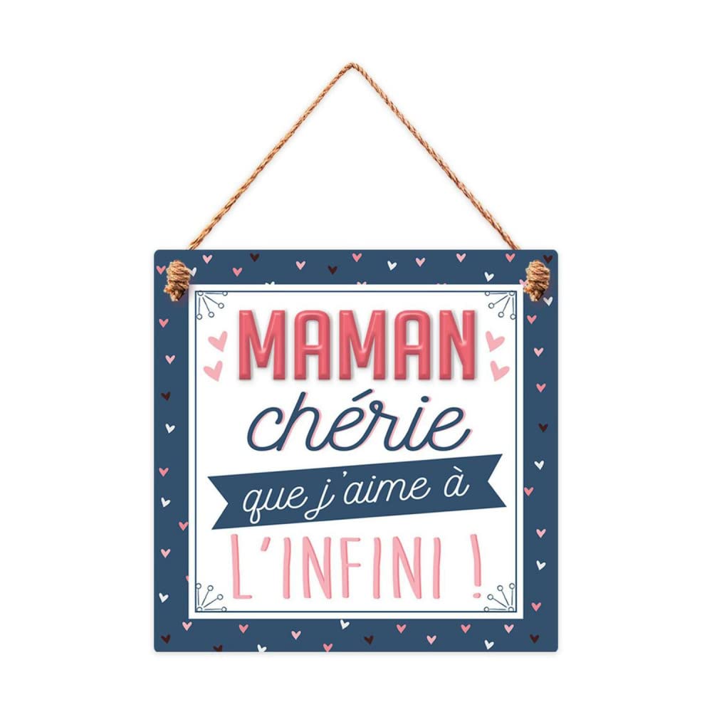 Sud Trading Wooden Plaque Mum Cherry