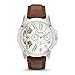 Fossil Men's ME1144 Grant Twist Multifunction Leather Watch - Brown