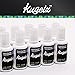 KUGELZ School and Office White Correction Fluid | Bulk Pack of 12 - Quick Drying Liquid Eraser with Brush Applicator – Covers Most Mark Inks – for Papers and Handwritten Documents – 10 ml