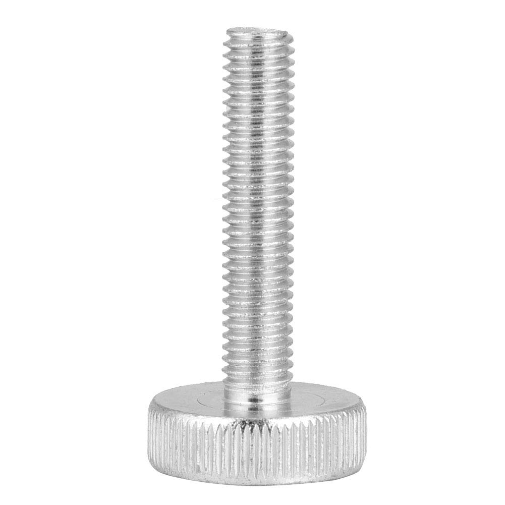 10pcs M8 Thumb Screws Zinc Plated Carbon Steel Flat Knurled Head Bolts for Electric Appliance Tools(#10)