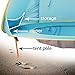 wilwolfer Pop Up Baby Beach Tent Portable Kiddies Shade Pool Tent 50 SPF UV Protection Sun Shelter Canopy for Infant