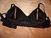 Silicone Breast Form Bra Mastectomy Black Lace Sz34C,D to Sz52D