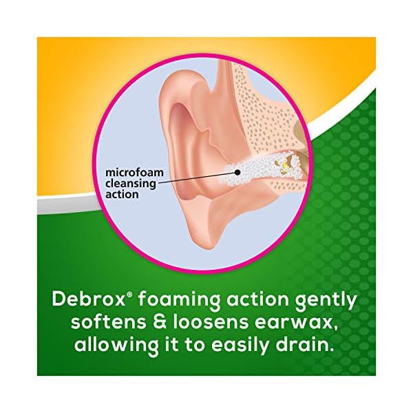 Debrox Earwax Removal Kit, Includes Drops and Ear Syringe Bulb, 0.5 Oz