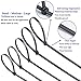 KASZOO Cable Ties 500 Pcs Nylon Zip Ties with Self-Locking 4/6/8/10/12 Inch, Black, UV Resistant, Wire Cutter