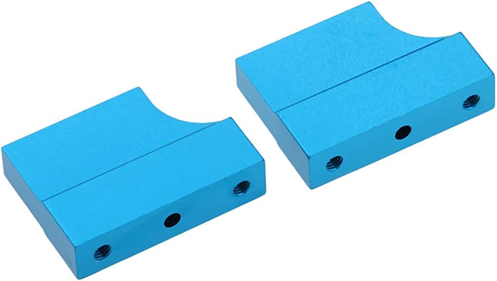 2pcs Engine Mount/Holder Upgrade Parts Replacement for HSP 1/10 Nitro RC Car - Blue