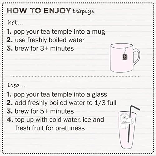 TEAPIGS ENGLISH BREAKFAST TEA BAGS MADE WITH WHOLE TEA LEAVES, NATURAL INGREDIENTS, NON-GMO, CLASSIC MORNING BLEND – 90 COUNT (6 PACKS OF 15 TEABAGS)