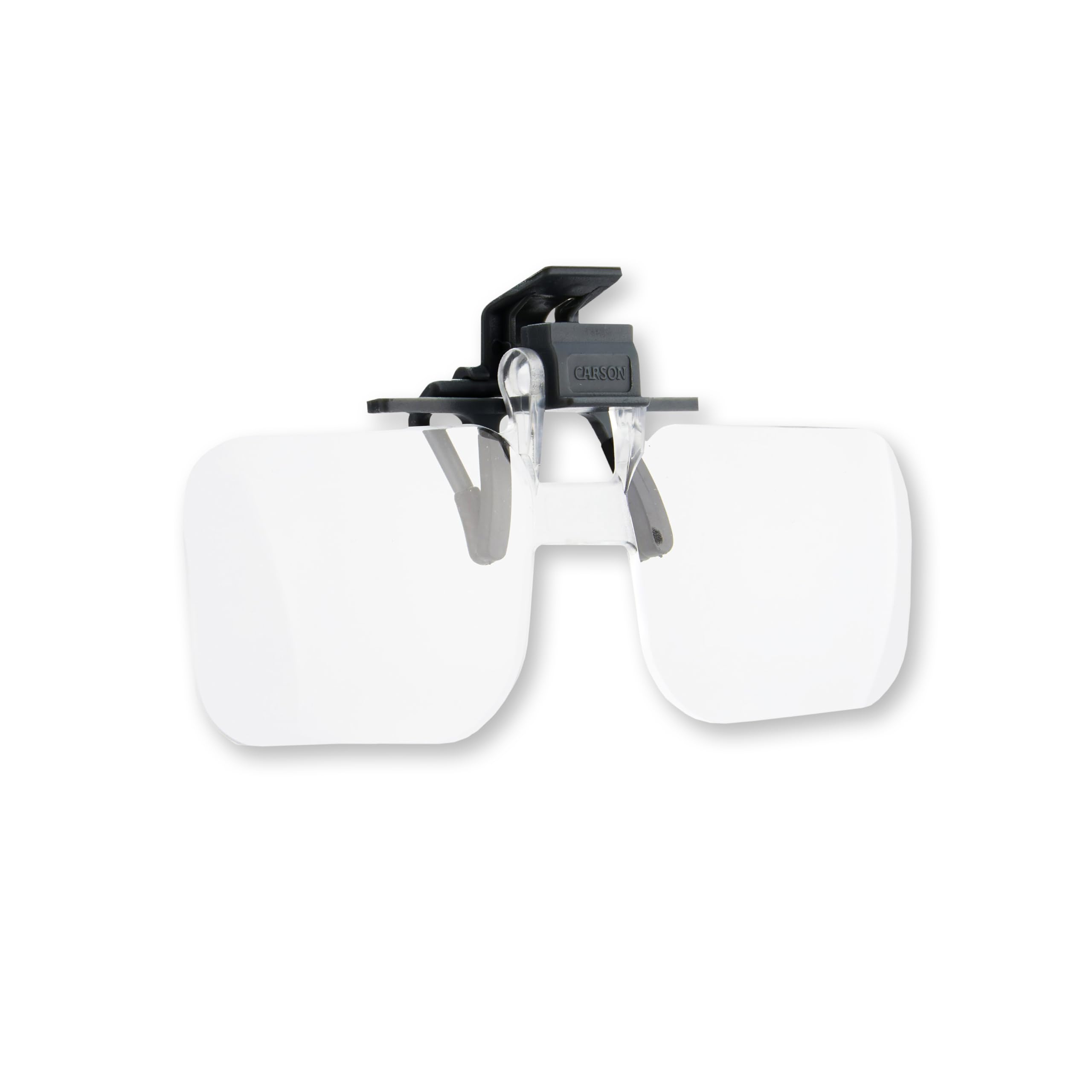Carson OD-10 Clip and Flip Hands-Free 1.5x (+2.25) Magnifying Lenses, Grey