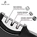 Trend_UM Knife Sharpener for Kitchen, Professional 3-Stage Knife Sharpening Tool for Straight and Serrated Knives, Ceramic Tungsten Steel Diamond, Repair Restore and Polish Blades