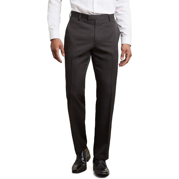 louis raphael skinny fit dress pants Formal Pants Louis Raphael Tailored Slim Fit Stretch Flat Front Work Pants Louis Raphael Men's Slim Fit Dress Pants