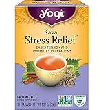 Yogi Herbal Tea, Kava Stress Relief, 16 Tea Bags (Pack of 6), Packaging May Vary