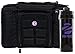 6 Pack Fitness Insulated Meal Prep Bag, Innovator 300 Black/Neon Purple (3 Meal) w/Bonus ZogoSportz Cyclone Shaker