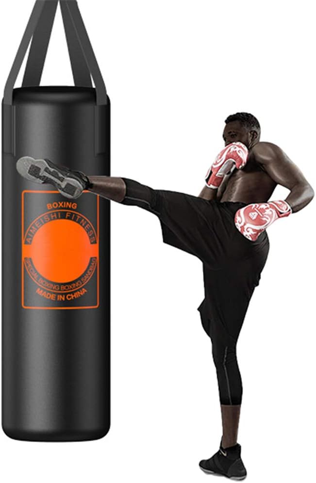 ALTINOVO Free Standing Punch Bag, Heavy Boxing Bags Unfilled Heavy Duty Punching Bag Set With Chain And Wraps For Adult Professional And Beginners Boxer Training Enhance Physical Fitness