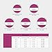 beilove Silicone Wedding Ring for Women,Singles & 6 Pack(Black,Deep Purple,Turquoise,Pink,Light Purple and White Sparkle,Size 5)