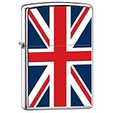 Zippo "United Kingdom Flag" High Polish Chrome