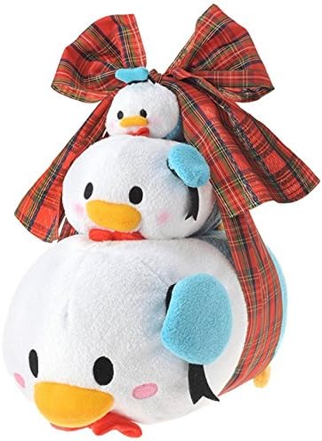 Amazon ディズニー 公式 3サイズ ギフト リボン 付き ツム合わせ 3個 セット Tsum Tsum ドナルド Disney ぬいぐるみ ツムツム プレゼント Line グッズ ドナルドダック 正規品 ぬいぐるみ おもちゃ