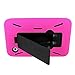KIQ for Galaxy Tab 2 7.0 Case, Shockproof Drop Proof Dual-Layer Heavy Duty Cover Kickstand for Samsung Galaxy Tab 2 7.0 P3100 (Hybrid Black-in/Hot Pink)