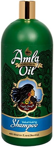 Mera Amla Indian Hair Oil Moisturizing Shampoo with Vit E & Menthol (32oz) Pack of 2