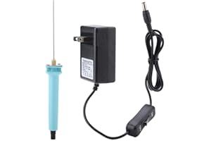 FTVOGUE Foam Cutting Pen 18W 10cm 110-250V Alloy Electric Hot Wire Cutter Polystyrene Heat Engraving Tool Art DIY (US Plug)