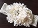 Baby Girl Super Elastic Headband,Big Lace Petals Hair Band, Toddler Soft Headwrap Set Children Hair Accessories