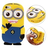 3D Despicable Me II Minions Style Silicone Case for iPhone 4 & 4S (Blue) by supermalls