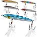 Fishing Jigging Lures 3/2oz Blade for Saltwater Freshwater Deep Water Sinking Hard Fishing Spoons Tackle Baits