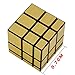 YKL WORLD Golden Mirror Cube 3x3x3 Speed Magic Puzzles, ABS Ultra-smooth Master Speed Twist Cube,Brain Teaser Toys & Christmas Birthday Gifts