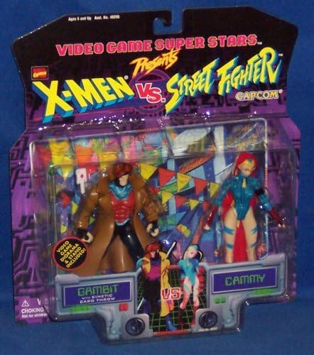 Video Game Super Stars Marvel Xmen Vs Capcom Street Fighter Gambit Vs Cammy