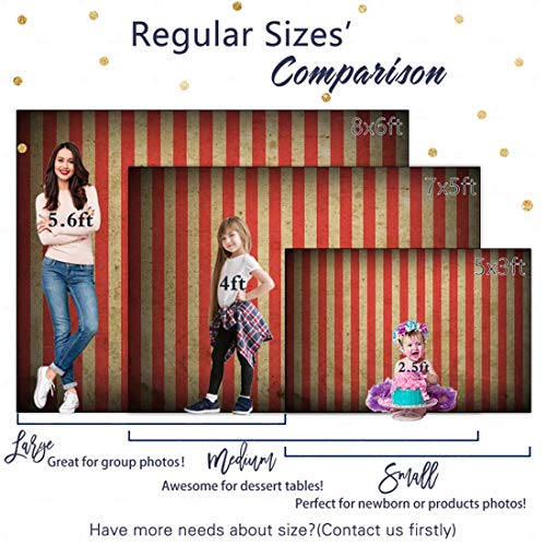 Allenjoy 7x5ft Evil Halloween Circus Carnival Backdrop For