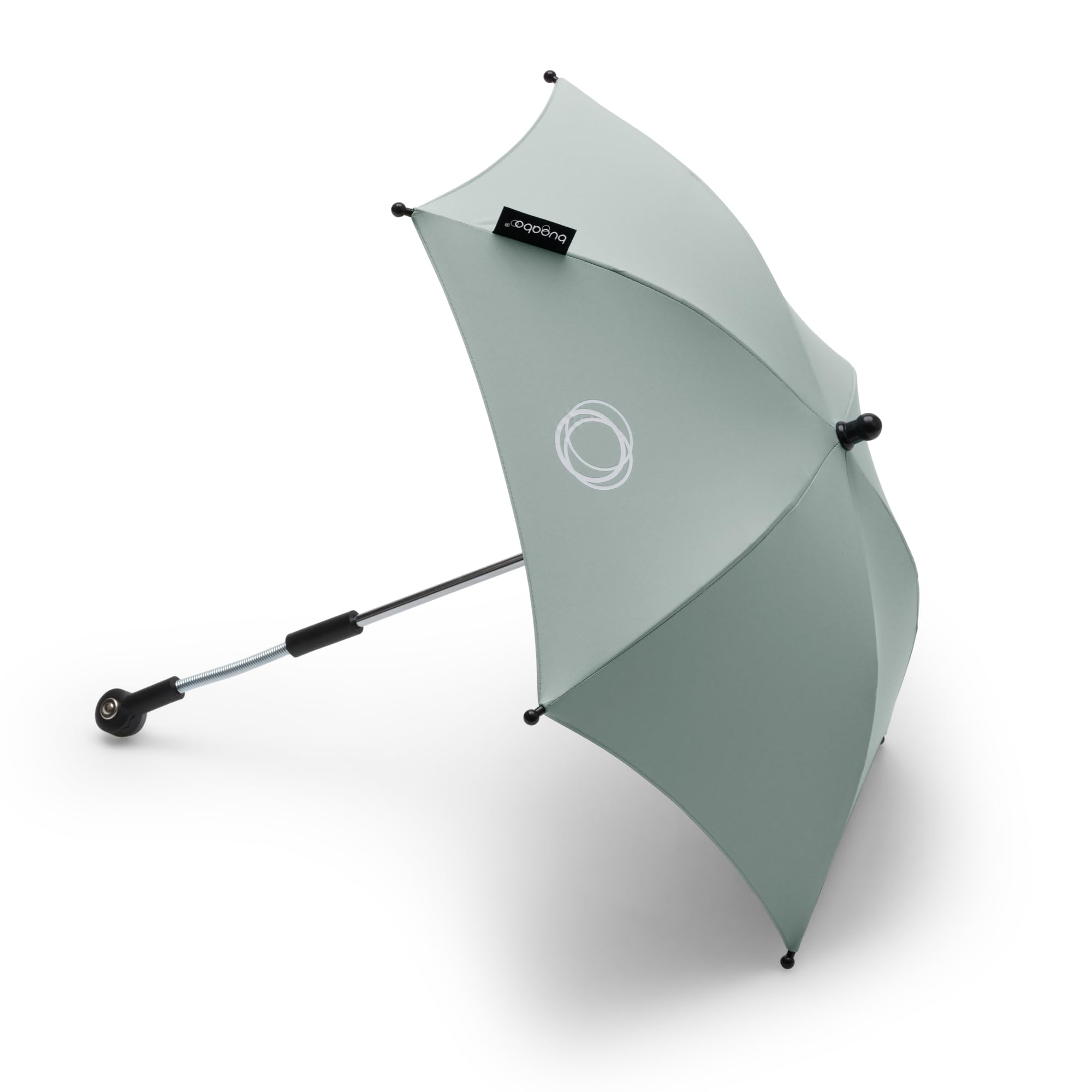 Bugaboo Parasol+ Compatible with All Bugaboo Pushchairs with UPF 50+ Protection Against UV Rays, Large Shade Area, One-Click Connection & Easily Adjustable Mechanism, Pine Green