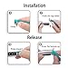 iGK Replacement Bands Compatible for Fitbit Alta and Fitbit Alta HR, Newest Adjustable Sport Strap Smartwatch Fitness Wristbands with Metal Clasp Teal Small