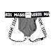 MASS21 Men’s Cotton Stretch Jockstrap Supporter with Cup Pocket Gray Size L