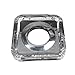 Aluminum Foil Gas Stove Burner Liners, 50 Pack Stove Burner Covers Disposable Square Stove Bib Liners Gas Rangetop Protectors Cooktop Replacement Keep Stove Clean Square 8.5