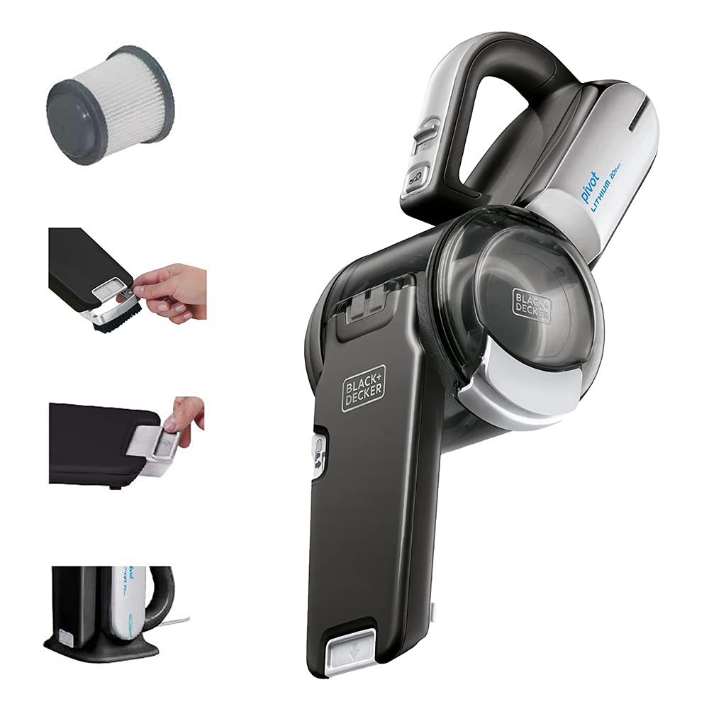 BLACK+DECKER 20V Max Handheld Vacuum, Cordless, Grey (BDH2000PL) Buy