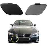 Goholy Car Front Bumper Tow Hook Cover Compatible with BMW E92 Coupe E93 Convertible 3-Series 328i 335i 2007 2008 2009 2010 Trailer Cover Cap 51117187956 Towing Eye Cap Black Right Passenger Side