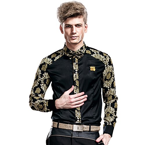 Slim Fit Dress Shirts for Men Long Sleeve Plaid Formal Casual FrenzyStyle