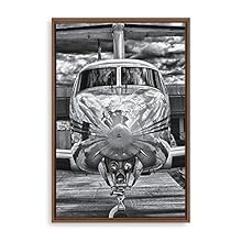 signwin Framed Canvas Wall Art Aviation Machinery Canvas Prints Home Artwork Decoration for Living Room,Bedroom - 24x36 inches